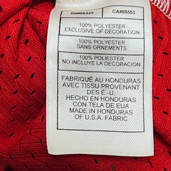 Nike Allen Iverson 76ers PHILA Jersey Mens 3XL Red White NBA Basketball - Picture 12 of 14